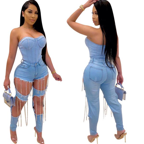 women's jeans women summer female slim blue hole denim pants ripped chain tassel street skinny lady nightclub trousers plus size
women's jeans women summer female slim blue hole denim pants ripped chain tassel street skinny lady nightclub trousers plus size