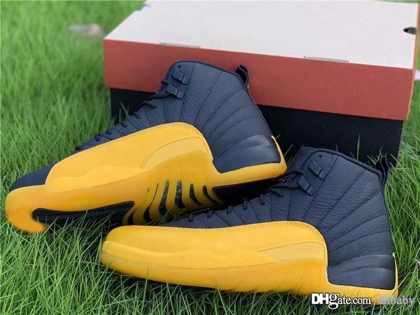 2020 air authentic 12 pe university gold men basketball shoes black 12s real carbon fiber retro outdoor sneakers 130690-070 with box
2020 air authentic 12 pe university gold men basketball shoes black 12s real carbon fiber retro outdoor sneakers 130690-070 with box