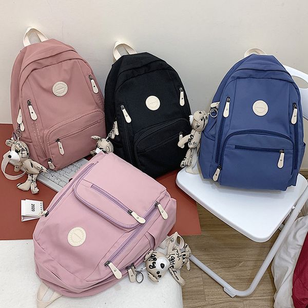 2020 waterproof women backpacks simple nylon women shoulder bags solid color teenager schoolbags multi-function female backpack
2020 waterproof women backpacks simple nylon women shoulder bags solid color teenager schoolbags multi-function female backpack
