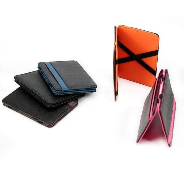 magic wallet money clip card id slim light flip leather purse clamp money case with elastic band bifold business leather wallet, Red;black
magic wallet money clip card id slim light flip leather purse clamp money case with elastic band bifold business leather wallet, Red;black