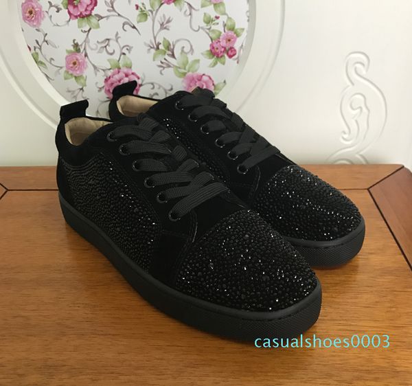 2020 fashion designer luxury men casual shoes rhinestone suede low lace-up male sneakers outdoor party comfortable shoes c03, Black
2020 fashion designer luxury men casual shoes rhinestone suede low lace-up male sneakers outdoor party comfortable shoes c03, Black