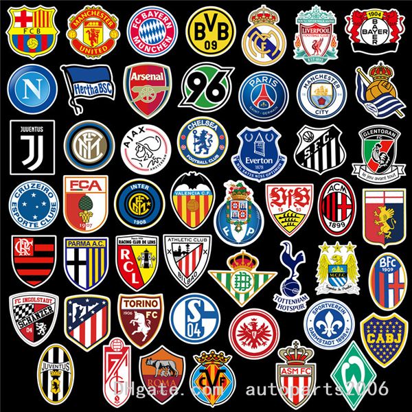 50pcs/lot whosale cartoon clubs style football stickers waterproof sticker kids childrens gifts car bike motorcycle decals
50pcs/lot whosale cartoon clubs style football stickers waterproof sticker kids childrens gifts car bike motorcycle decals