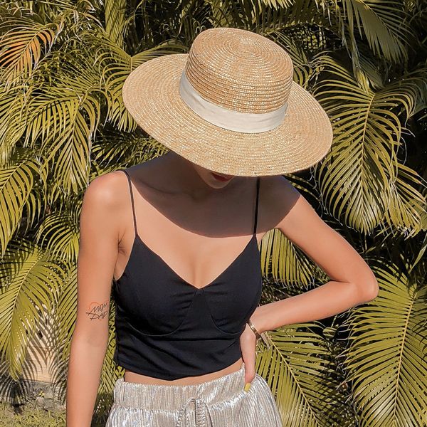 flowers and juvenile hipster straw hat flat roof hay e children summer beach korean-style sun-resistant sun hat, Yellow
flowers and juvenile hipster straw hat flat roof hay e children summer beach korean-style sun-resistant sun hat, Yellow