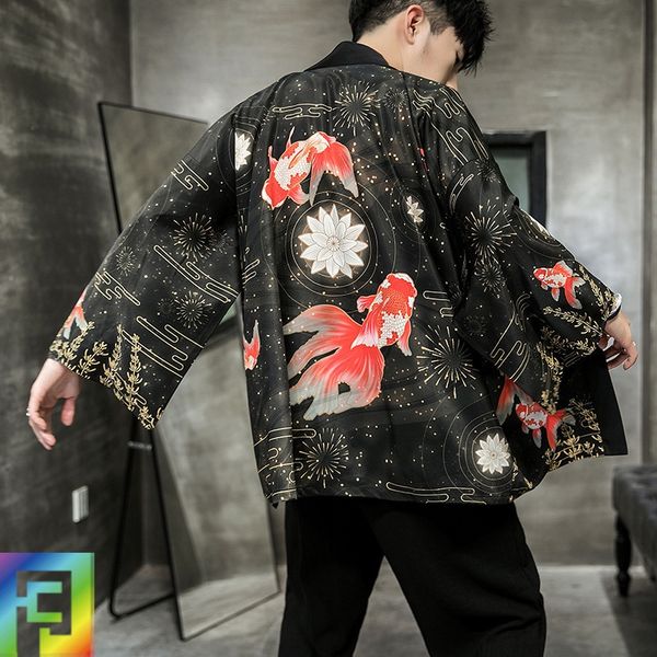 chinese chinese coat men's thin tang style japanese style cardigan robe cloak kimono kimono sunscreen cloak, Tan;black
chinese chinese coat men's thin tang style japanese style cardigan robe cloak kimono kimono sunscreen cloak, Tan;black