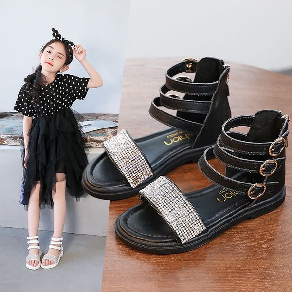 children's summer 2020 magic and sandals new girls' magic sticker soft-soled roman shoes children's all-match comfortable san, Black;red
children's summer 2020 magic and sandals new girls' magic sticker soft-soled roman shoes children's all-match comfortable san, Black;red