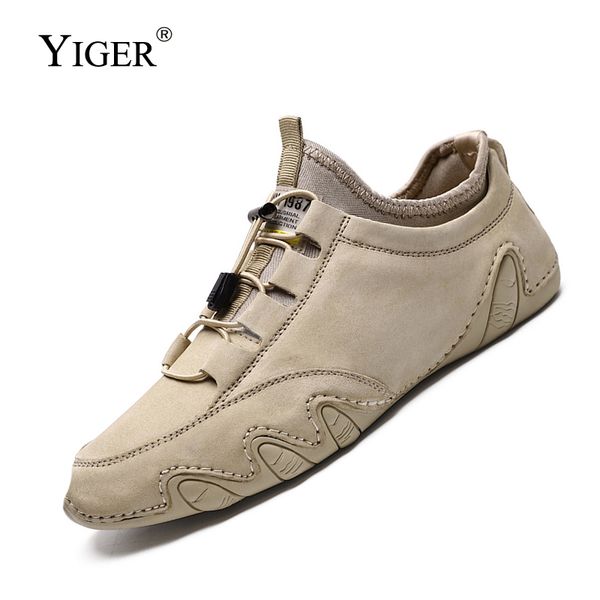 yiger new men loafers genuine leather casual shoes peas shoes leisure ocs driving elastic band summer breathable, Black
yiger new men loafers genuine leather casual shoes peas shoes leisure ocs driving elastic band summer breathable, Black