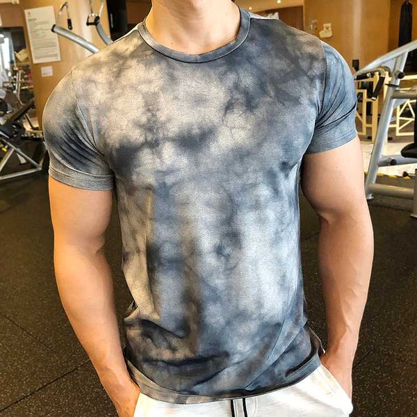 running jerseys shirts 2021 sport short sleeve tie-dye print casual bodybuilding tees workout man fitness gym tshirts, Black;blue
running jerseys shirts 2021 sport short sleeve tie-dye print casual bodybuilding tees workout man fitness gym tshirts, Black;blue