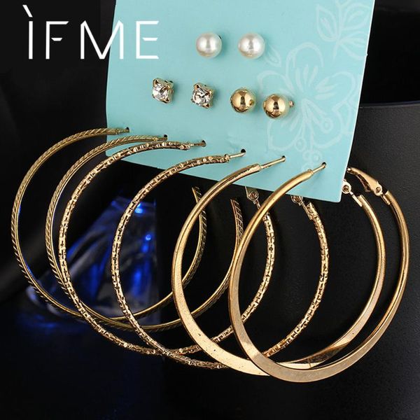 if me crystal stud earrings for women gold silver color 6 pairs/set trendy circle beads ear piercing studs brincos charm jewelry, Golden;silver
if me crystal stud earrings for women gold silver color 6 pairs/set trendy circle beads ear piercing studs brincos charm jewelry, Golden;silver