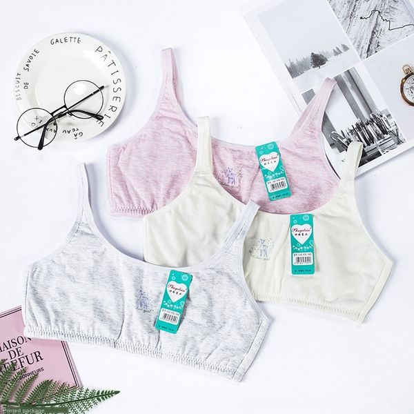 shu grace girl underwear underwear bralace bradevelopment period non-steel ring pure cotton student bra vest thin 1345, White
shu grace girl underwear underwear bralace bradevelopment period non-steel ring pure cotton student bra vest thin 1345, White