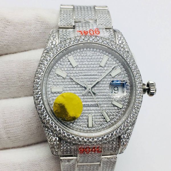 new the n9 factory dimensions 41 mm grade 904l fine steel densely encrusted with diamonds radiant eta - 2824 movement, Slivery;brown
new the n9 factory dimensions 41 mm grade 904l fine steel densely encrusted with diamonds radiant eta - 2824 movement, Slivery;brown