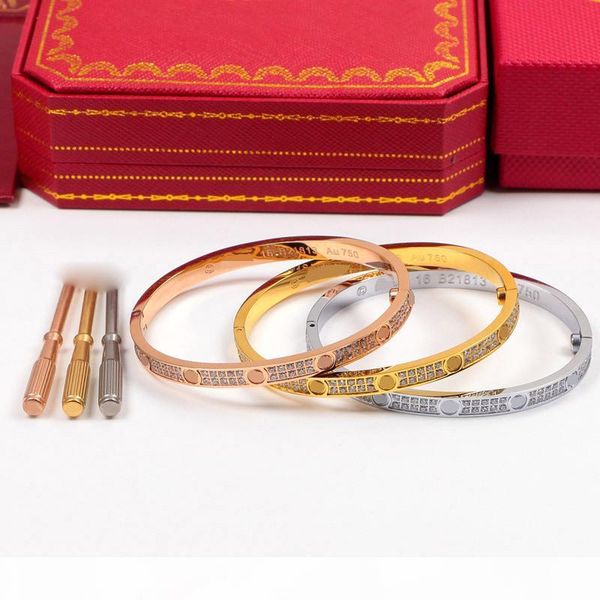 titanium love bracelets for women thin full diamond screwdriver bracelet bangles fashion couple jewelry with velvet bag, Black
titanium love bracelets for women thin full diamond screwdriver bracelet bangles fashion couple jewelry with velvet bag, Black
