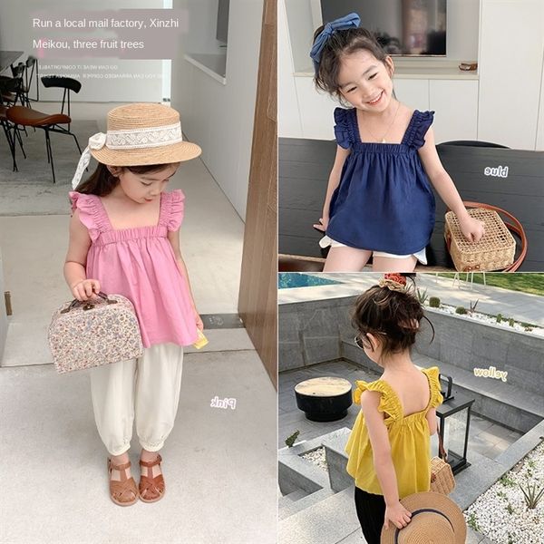 forward 2020 children's solid color sling vest skirt sling new baby girl's sweet fashion korean sleeveless vest skirt, White;black
forward 2020 children's solid color sling vest skirt sling new baby girl's sweet fashion korean sleeveless vest skirt, White;black