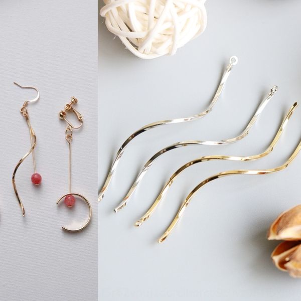 curve wavy belt hanging earring earrings ear clip ear hook diy handmade earrings handmade earring material bag accessories, Silver
curve wavy belt hanging earring earrings ear clip ear hook diy handmade earrings handmade earring material bag accessories, Silver