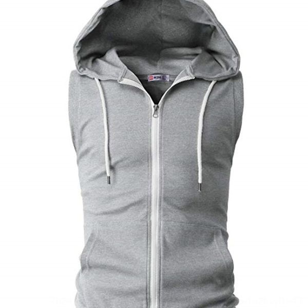 2019 fashion casual men's solid color all-match hooded spring new european size vest men's cotton vest, Black;white
2019 fashion casual men's solid color all-match hooded spring new european size vest men's cotton vest, Black;white