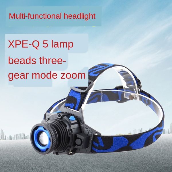 xpe q5 zoom charging battery head built-in battery led headlight mini outdoor fishing riding light 
xpe q5 zoom charging battery head built-in battery led headlight mini outdoor fishing riding light