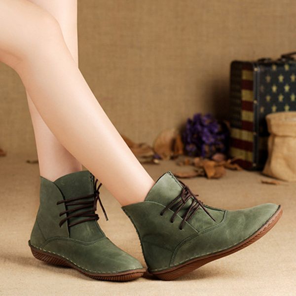 2020 autumn handmade ankle boots lace up retro boots shoes women fashion soft genuine leather for women, Black
2020 autumn handmade ankle boots lace up retro boots shoes women fashion soft genuine leather for women, Black