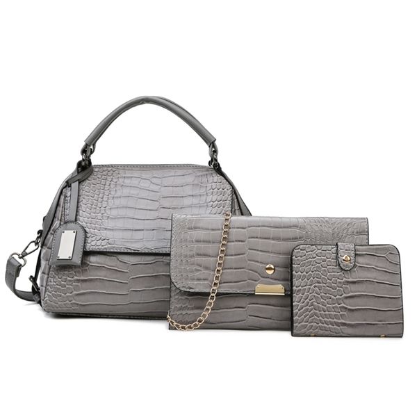 3pcs luxury women handbags vintage crocodile pattern pu leather tote shoulder bag set ladies alligator crossbody messenger bags
3pcs luxury women handbags vintage crocodile pattern pu leather tote shoulder bag set ladies alligator crossbody messenger bags