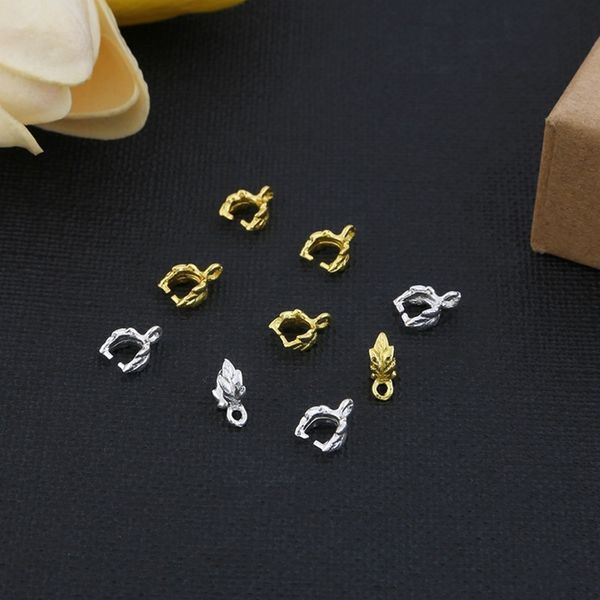 qnoso diy earring material 8*10mm alloy leaves melon seed buckle buckle antique pendant earrings diy earrings water drop pendant accessories, Silver
qnoso diy earring material 8*10mm alloy leaves melon seed buckle buckle antique pendant earrings diy earrings water drop pendant accessories, Silver