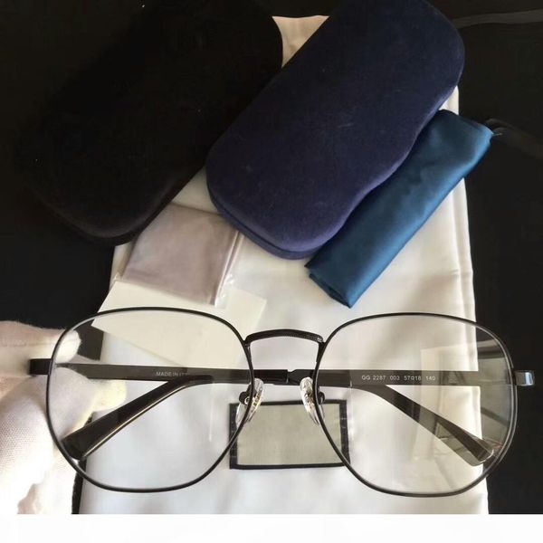 new eyeglasses frame g2287 spectacle frame eyeglasses for men women myopia brand designer glasses frame clear lens with original case, Silver
new eyeglasses frame g2287 spectacle frame eyeglasses for men women myopia brand designer glasses frame clear lens with original case, Silver