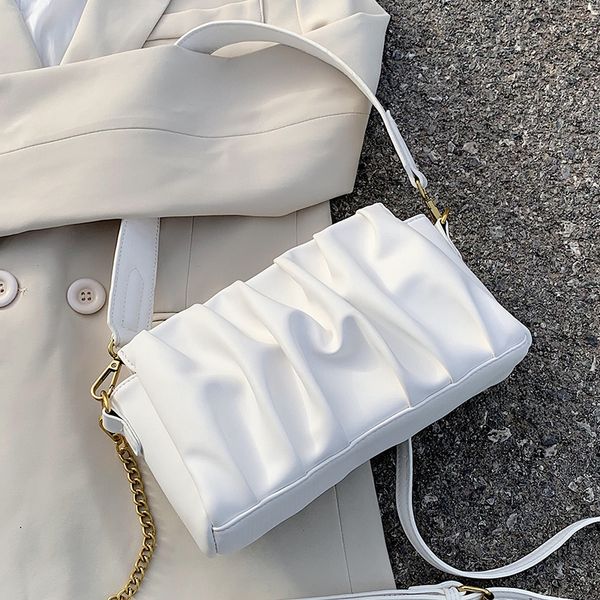 pleated chain bag pu leather crossbody bags for women 2020 elegant solid color shoulder handbags female travel cross body bag
pleated chain bag pu leather crossbody bags for women 2020 elegant solid color shoulder handbags female travel cross body bag