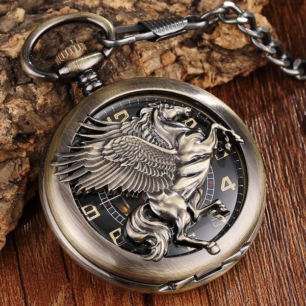 vintage unique bronze horse mechanical pocket watch men fob chain hollow horse with wing pegasus design steampunk pocket watches t200502, Slivery;golden
vintage unique bronze horse mechanical pocket watch men fob chain hollow horse with wing pegasus design steampunk pocket watches t200502, Slivery;golden