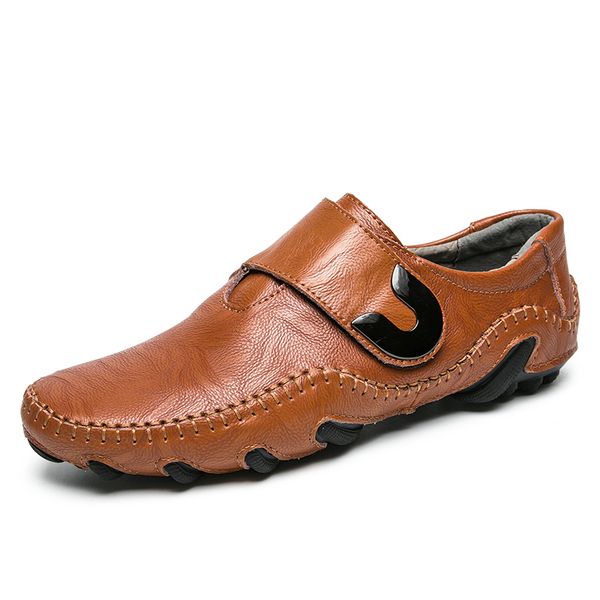 men casual shoes genuine leather slip-on loafers shoes men's fashion design brand outdoor flat men, Black
men casual shoes genuine leather slip-on loafers shoes men's fashion design brand outdoor flat men, Black