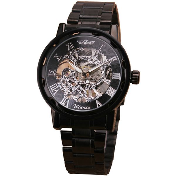 wholesale-winner golden men skeleton mechanical watch stainess steel steel hand wind watches transparent steampunk montre homme wristwatch, Slivery;brown
wholesale-winner golden men skeleton mechanical watch stainess steel steel hand wind watches transparent steampunk montre homme wristwatch, Slivery;brown
