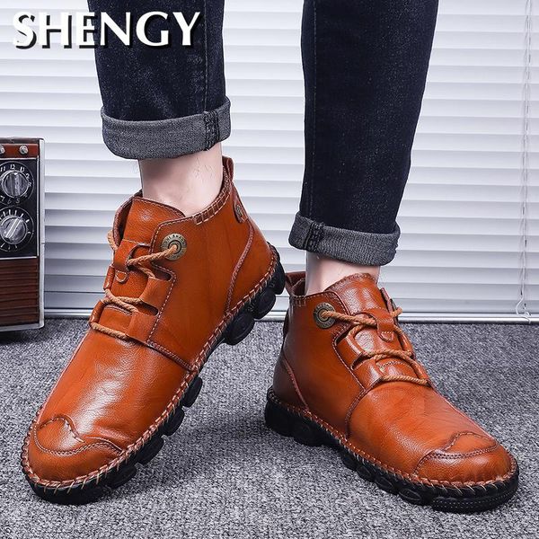 2020 shoes men autumn vintage classic genuine men shoes casual high sneakers for male outdoor comfortable shoe footwear, Black
2020 shoes men autumn vintage classic genuine men shoes casual high sneakers for male outdoor comfortable shoe footwear, Black