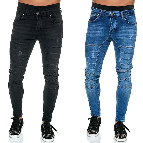 jeans slim mens pencil pants fashion solid color stretch high waist male jeans casual biker mens, Blue
jeans slim mens pencil pants fashion solid color stretch high waist male jeans casual biker mens, Blue