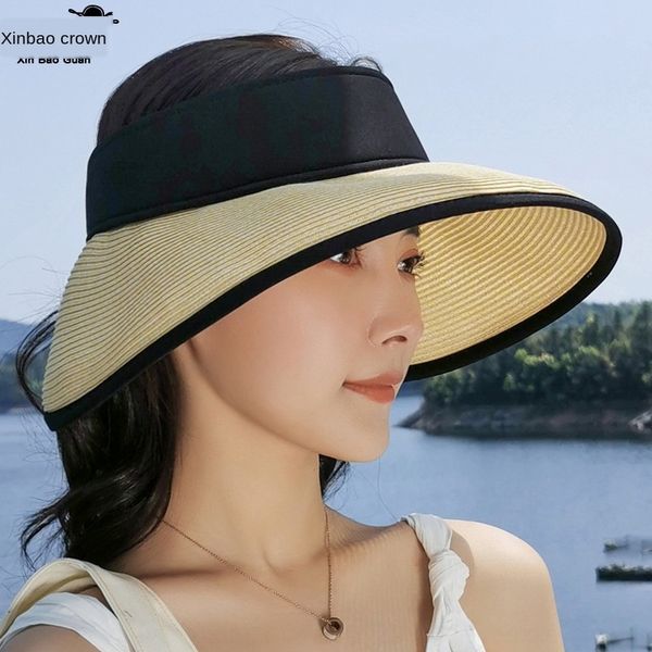 9347 new women's empty straw sunscreen knitted foldable outdoor sunscreen hat women's large eaves knitted hat, Blue;gray
9347 new women's empty straw sunscreen knitted foldable outdoor sunscreen hat women's large eaves knitted hat, Blue;gray