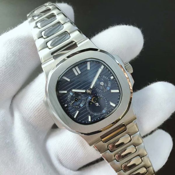 2020 42mm men's watch automatic mechanical movement silver gold black stainless steel strap fashion luxury watch 4, Slivery;brown
2020 42mm men's watch automatic mechanical movement silver gold black stainless steel strap fashion luxury watch 4, Slivery;brown