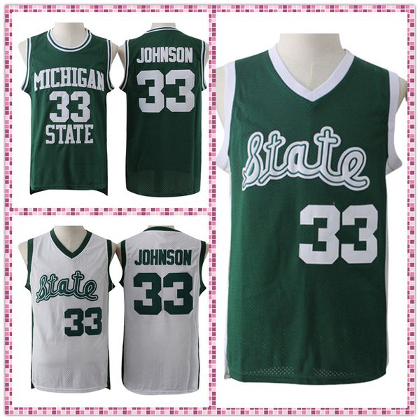 michigan state university earvin johnson #33, johnson jersey retro green white embroidered basketball jersey, ing, Black
michigan state university earvin johnson #33, johnson jersey retro green white embroidered basketball jersey, ing, Black