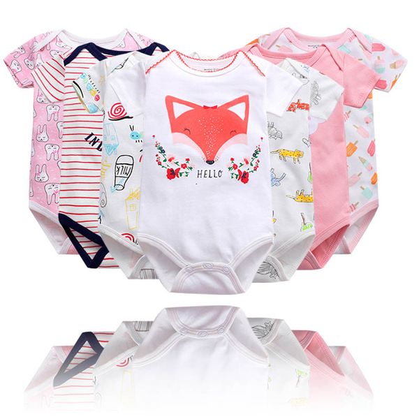 newborn bodysuit baby babies bebes clothes short sleeveprinting infant clothing 0-24 months 100% cotton, White
newborn bodysuit baby babies bebes clothes short sleeveprinting infant clothing 0-24 months 100% cotton, White