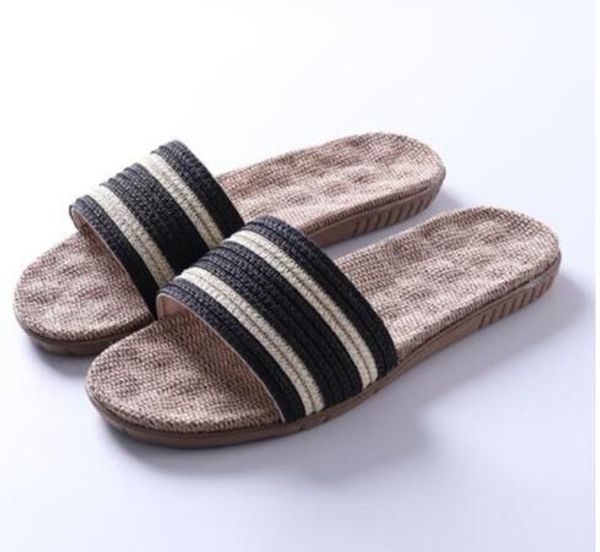 men's summer beach flax slippers fashion black white striped flip flops male outdoor beach shoes men slides indoor home slippers
men's summer beach flax slippers fashion black white striped flip flops male outdoor beach shoes men slides indoor home slippers