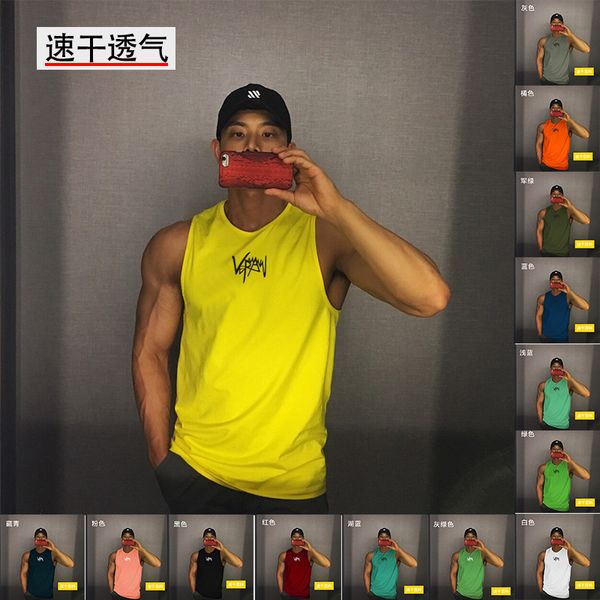 muscle brother quick-dry fitness vest men sleeveless waistcoat loose-fit clothes training sports short sleeve t-shirt, Black;blue
muscle brother quick-dry fitness vest men sleeveless waistcoat loose-fit clothes training sports short sleeve t-shirt, Black;blue