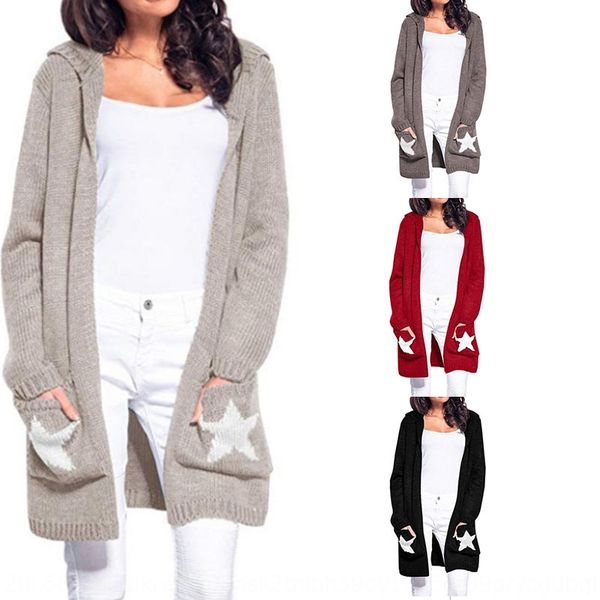 2020 new long big pocket five-pointed star hooded cardigan 2020 new long big pocket five-pointed sweater star hooded sweater cardigan, White;black
2020 new long big pocket five-pointed star hooded cardigan 2020 new long big pocket five-pointed sweater star hooded sweater cardigan, White;black