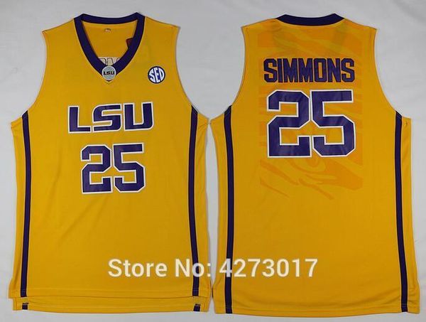2018 ben simmons #25 lsu white/purple/yellow retro stitched basketball jersey sewn camisa embroidery logos xs-6xl vest jerseys ncaa, Gray
2018 ben simmons #25 lsu white/purple/yellow retro stitched basketball jersey sewn camisa embroidery logos xs-6xl vest jerseys ncaa, Gray