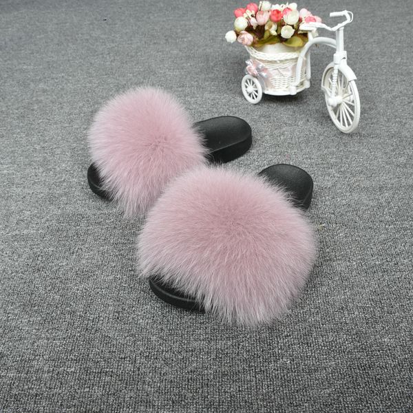 jancoco wide beautiful autumn luxury large natural real genuine fox fur slippers, Black
jancoco wide beautiful autumn luxury large natural real genuine fox fur slippers, Black