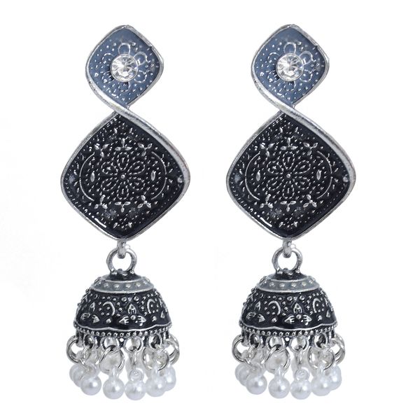 indian boho style geometry 6 color jhumki silver with multicolor enamel beads bell tassel jhumka earrings for women
indian boho style geometry 6 color jhumki silver with multicolor enamel beads bell tassel jhumka earrings for women