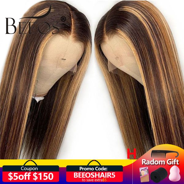 5 deep part straight highlight color hair pre plucked hair line bleached knots brazilian remy hair, Black
5 deep part straight highlight color hair pre plucked hair line bleached knots brazilian remy hair, Black