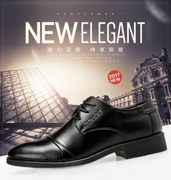 luxury business oxford leather shoes men breathable rubber formal dress shoes male office wedding flats footwear #1942, Black
luxury business oxford leather shoes men breathable rubber formal dress shoes male office wedding flats footwear #1942, Black
