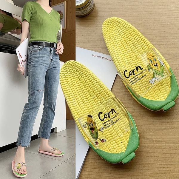 cute corn sandals and slippers slippers women's outdoor wear 2020 new indoor non-slip mop net red all-match seaside vacation sandals
cute corn sandals and slippers slippers women's outdoor wear 2020 new indoor non-slip mop net red all-match seaside vacation sandals