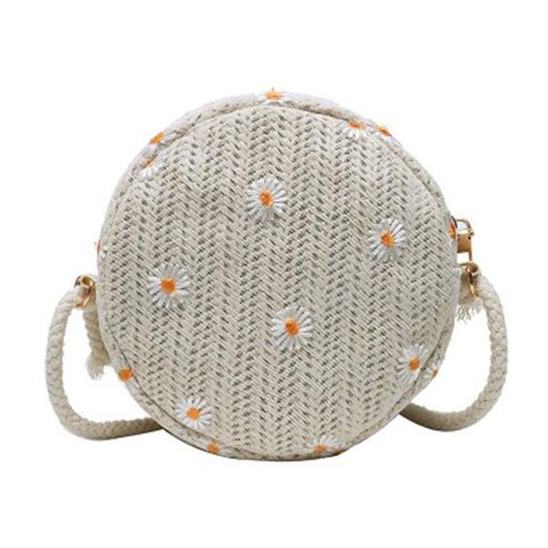 mesh yarn straw cross-body small round bag embroidery small daisy rope braided wild bag
mesh yarn straw cross-body small round bag embroidery small daisy rope braided wild bag