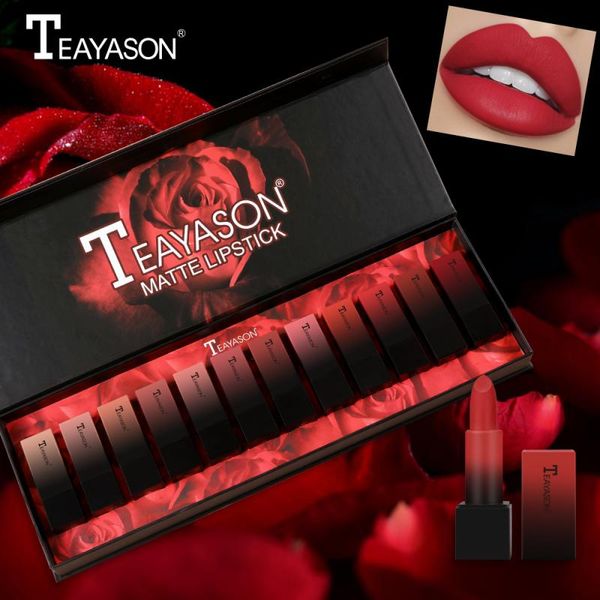 teayason gradient lipstick is not easy to fade velvet matte matte bean paste color earthy lipstick (12 packs
teayason gradient lipstick is not easy to fade velvet matte matte bean paste color earthy lipstick (12 packs