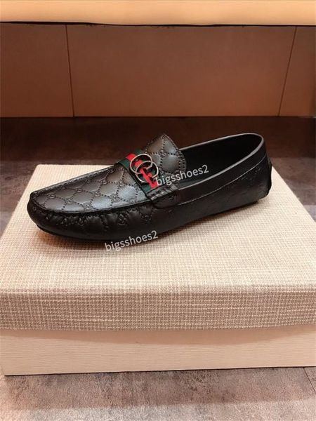 luxury men genuine leather flat metal button peas classic casual shoes original box hy200610, Black
luxury men genuine leather flat metal button peas classic casual shoes original box hy200610, Black