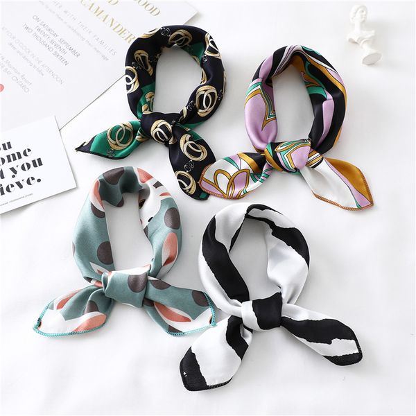 square silk scarf women fashion print small neck scarfs office lady hair band foulard hand kerchief female bandana shawl 2020, Blue;gray
square silk scarf women fashion print small neck scarfs office lady hair band foulard hand kerchief female bandana shawl 2020, Blue;gray