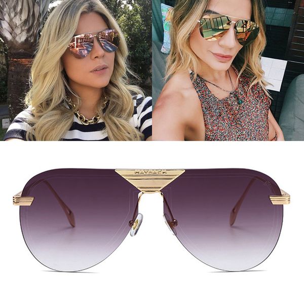 feishini 2020 brand metal rimless sunglasses men mirror fashion trendy pilot womens sun glasses uv protector gradient oculos, White;black
feishini 2020 brand metal rimless sunglasses men mirror fashion trendy pilot womens sun glasses uv protector gradient oculos, White;black