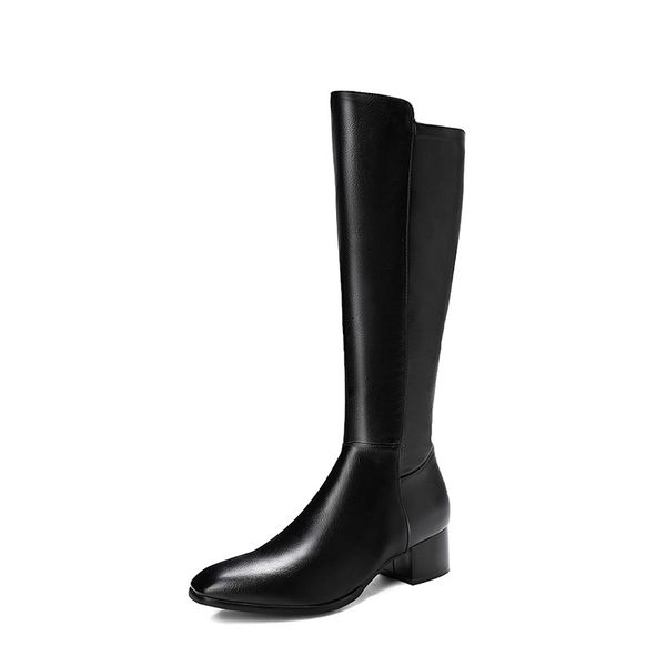 women boots over knee brand women's shoes zipper booties ladies over-the-knee fashion med rock leather large size rubber hoof, Black
women boots over knee brand women's shoes zipper booties ladies over-the-knee fashion med rock leather large size rubber hoof, Black