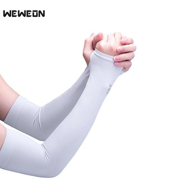 1 pair uv sun protection cooling arm sleeve cover arm cooler warmer for gloves running golf cycling driving sun sleeves, Black;gray
1 pair uv sun protection cooling arm sleeve cover arm cooler warmer for gloves running golf cycling driving sun sleeves, Black;gray