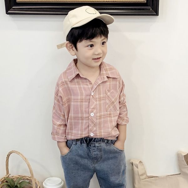 autumn 2020 new clothing cotton long sleeve boy pink lapel plaid shirt simple children's shirt children's clothing, White;black
autumn 2020 new clothing cotton long sleeve boy pink lapel plaid shirt simple children's shirt children's clothing, White;black